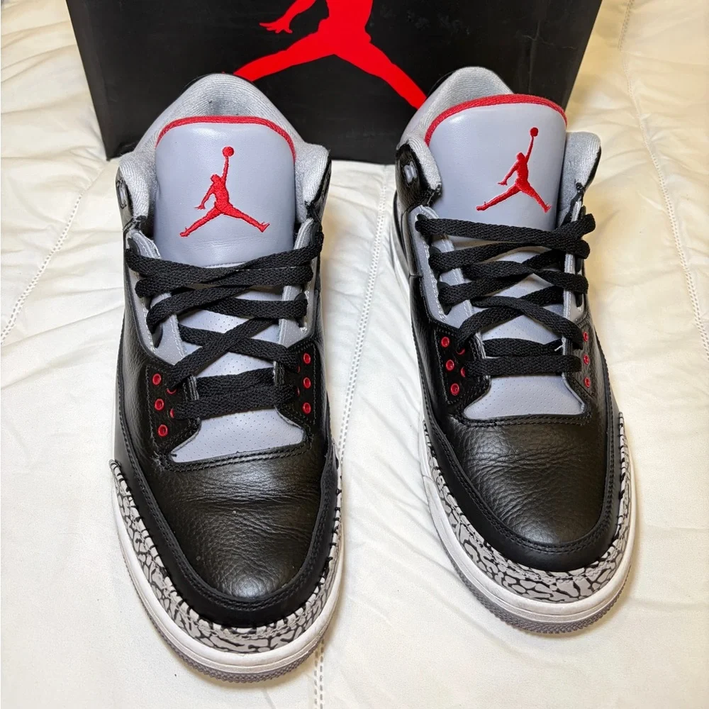 Nike Air Jordan 3 Retro OG Black Cement sneakers size 13 men